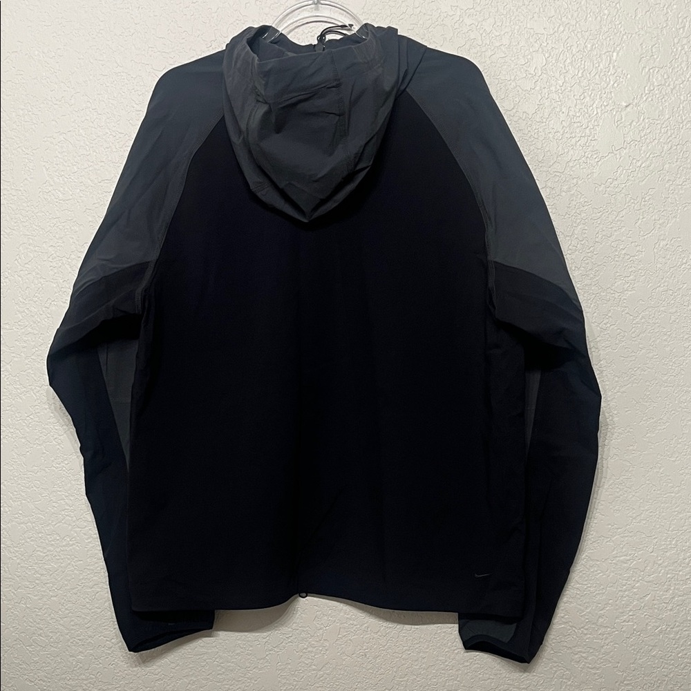 Nike Tech Black & Dark Grey Men’s Size Medium loose fit Zip-up Windbreaker - Picture 11 of 14